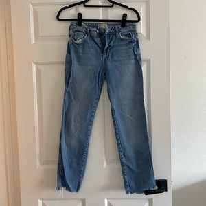 Free People Straight Jeans